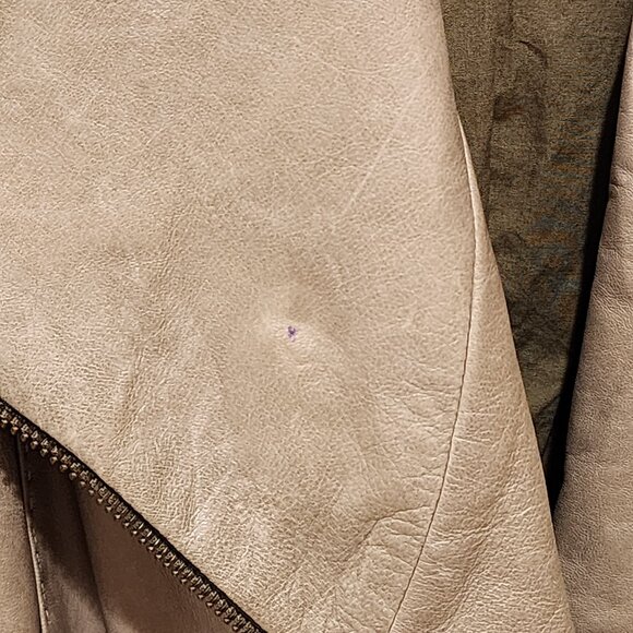 Excellent US Large VINCE Leather Biker Jacket Light-weight - Picture 6 of 9